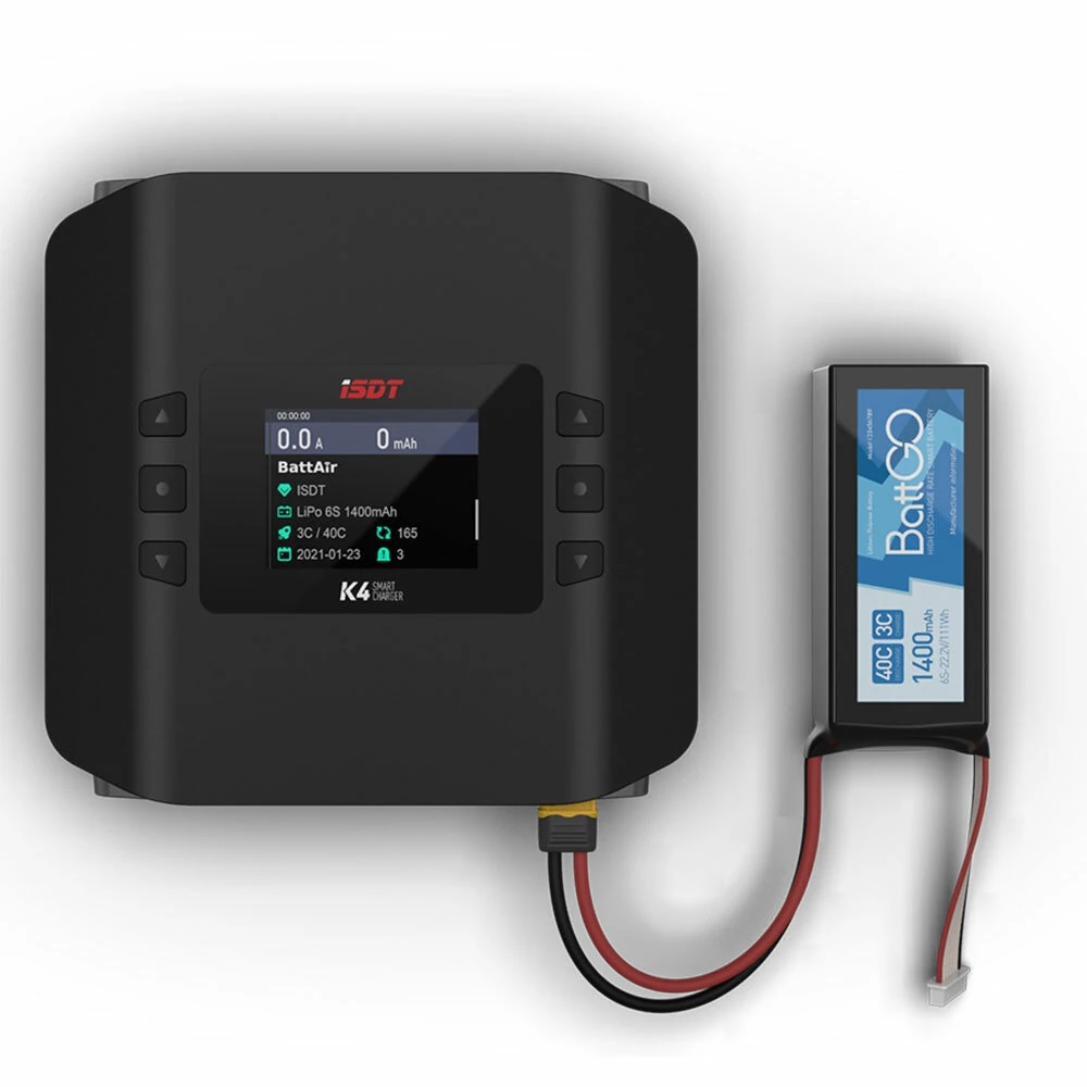 K4 AC 400W DC 600W Dual Mode S - đánh giá và giá Isdt K4 Dual Lipo Charger