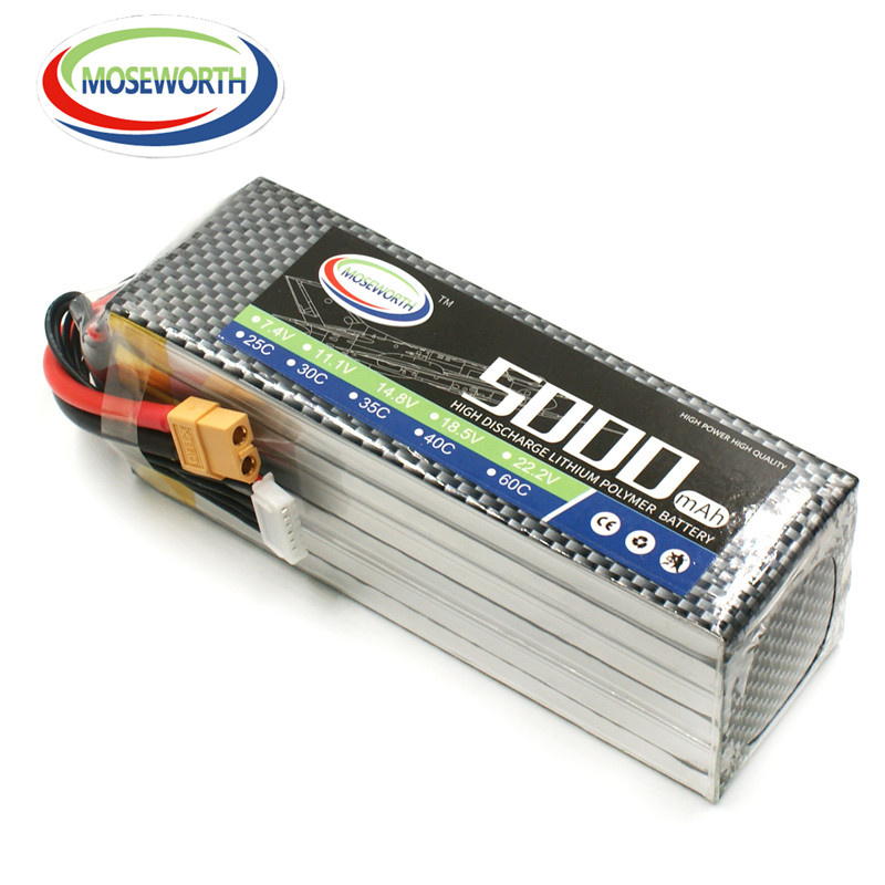 6S 22.2V 5000MAh 60C RC Đồ Chơ - đánh giá và giá 6S Lipo Battery 22.2V 5000Mah