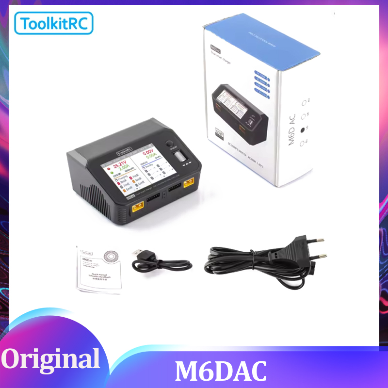ToolkitRC M6DAC Dual Channel S - đánh giá và giá Toolkitrc M6Dac Smart Charger